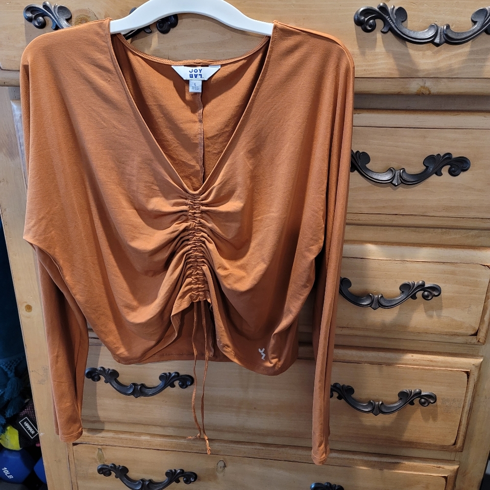 Joylab fitness long sleeve crop